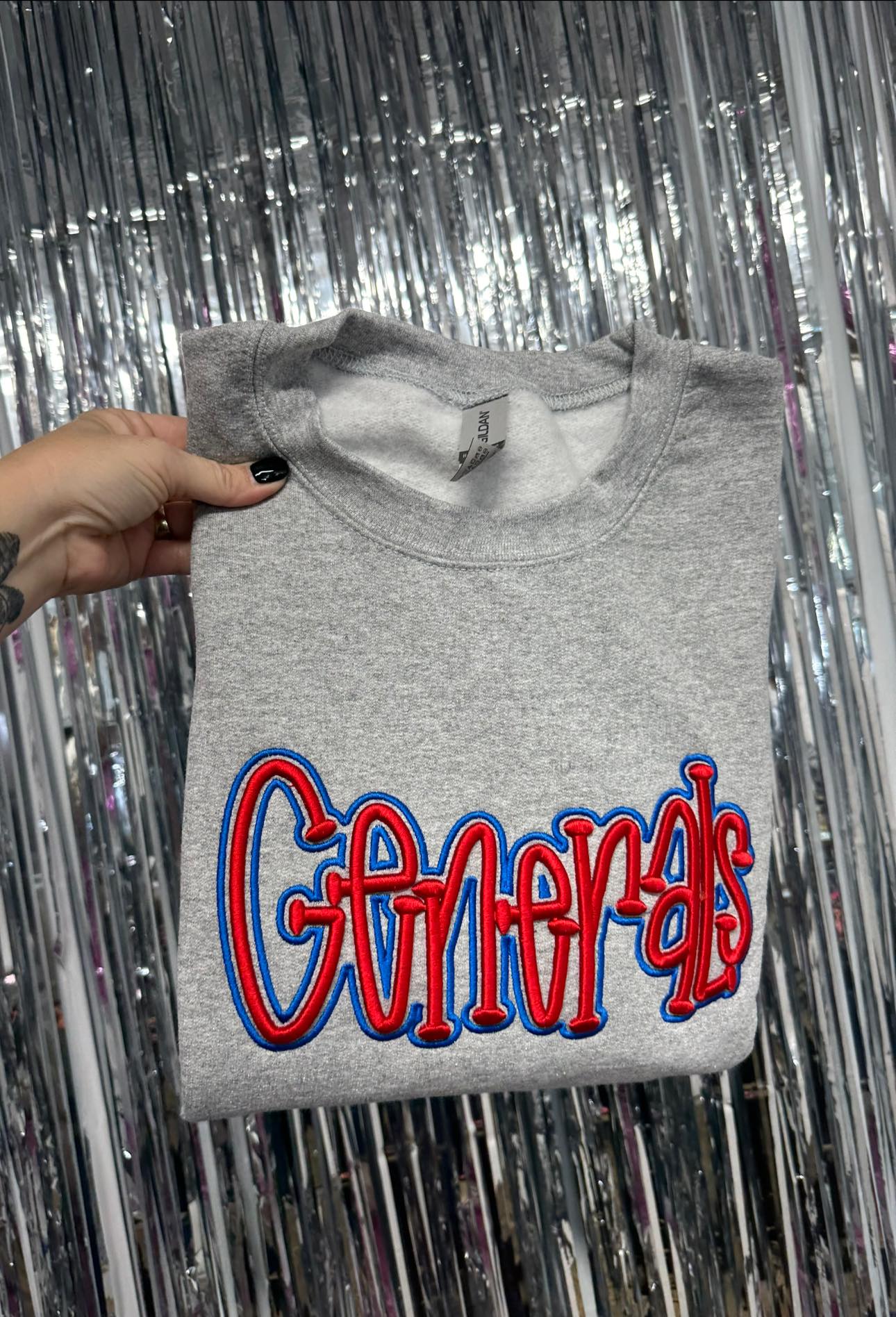 Generals 3D Embroidered