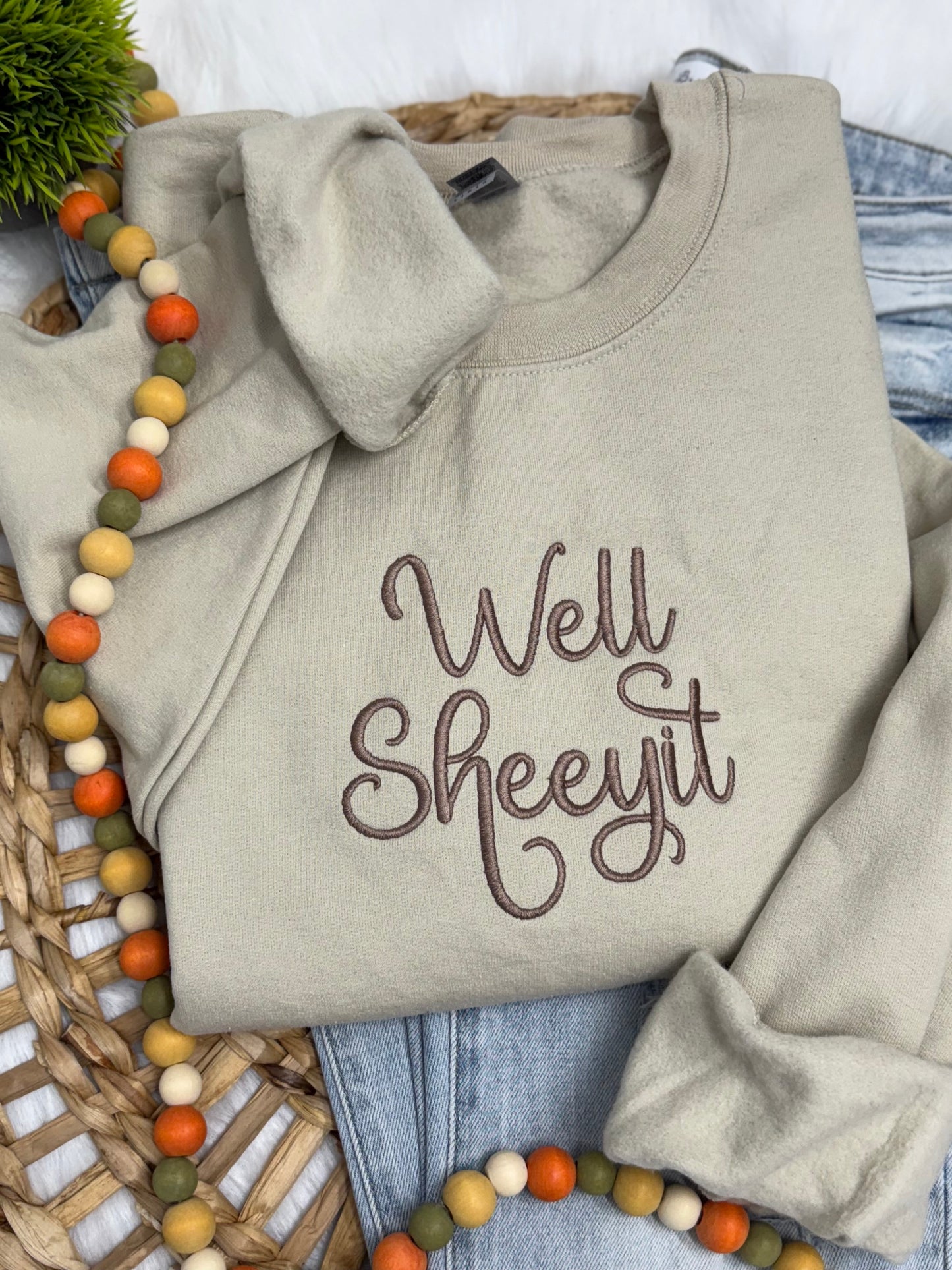 Well Sheeyit Embroidered Sweatshirt