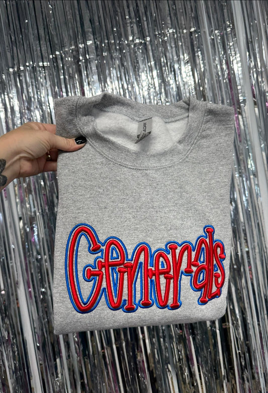 Generals 3D Embroidered