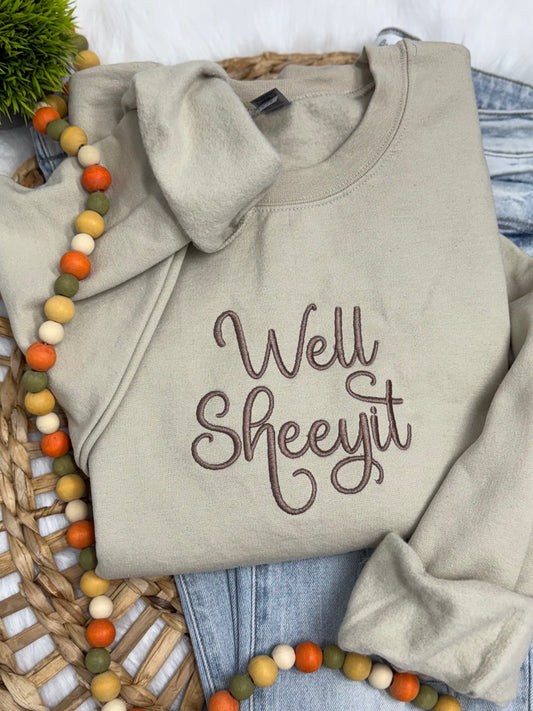 Well Sheeyit Embroidered Sweatshirt