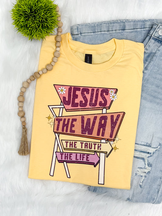 Jesus is the way-  Tshirt