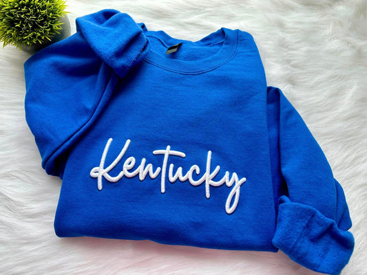 Kentucky 3D Embroidered